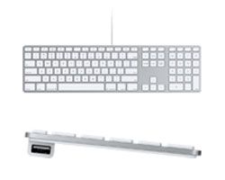 A1243 Apple Ultra Thin Wired Keyboard Aluminum with Numeric Keypad MB110LL/A Questions & Answers
